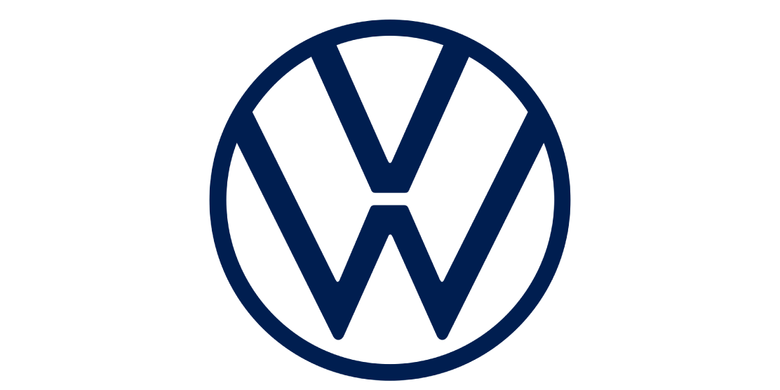 Logo Volkswagen, symbole de fiabilité et de mobilité durable.