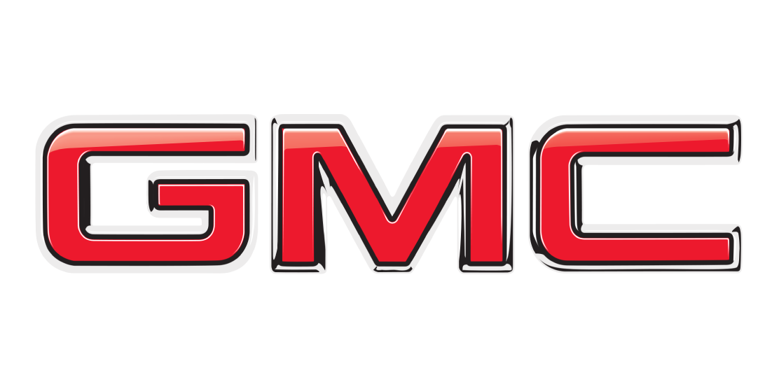Logo de GMC, spécialiste des véhicules utilitaires robustes et performants.