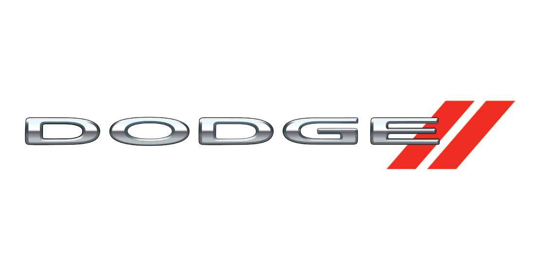 Logo Dodge – Solutions de vitrage pour véhicules robustes.
