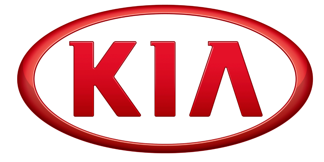Logo Kia, constructeur de voitures modernes et élégantes.