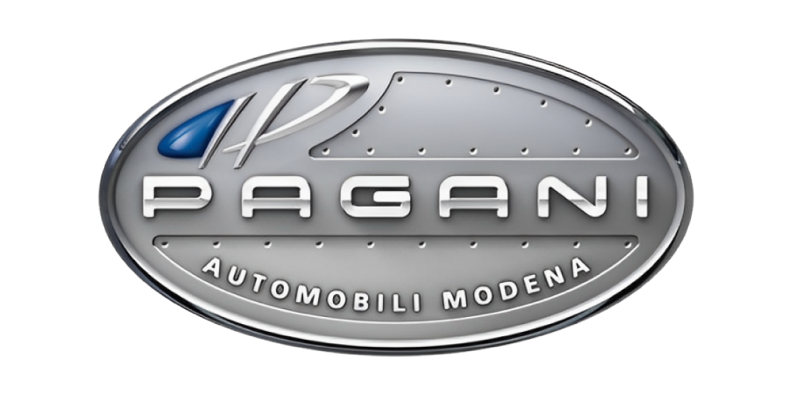Logo officiel de Pagani - Réparation et remplacement de vitrages automobiles haut de gamme par Glasscare.