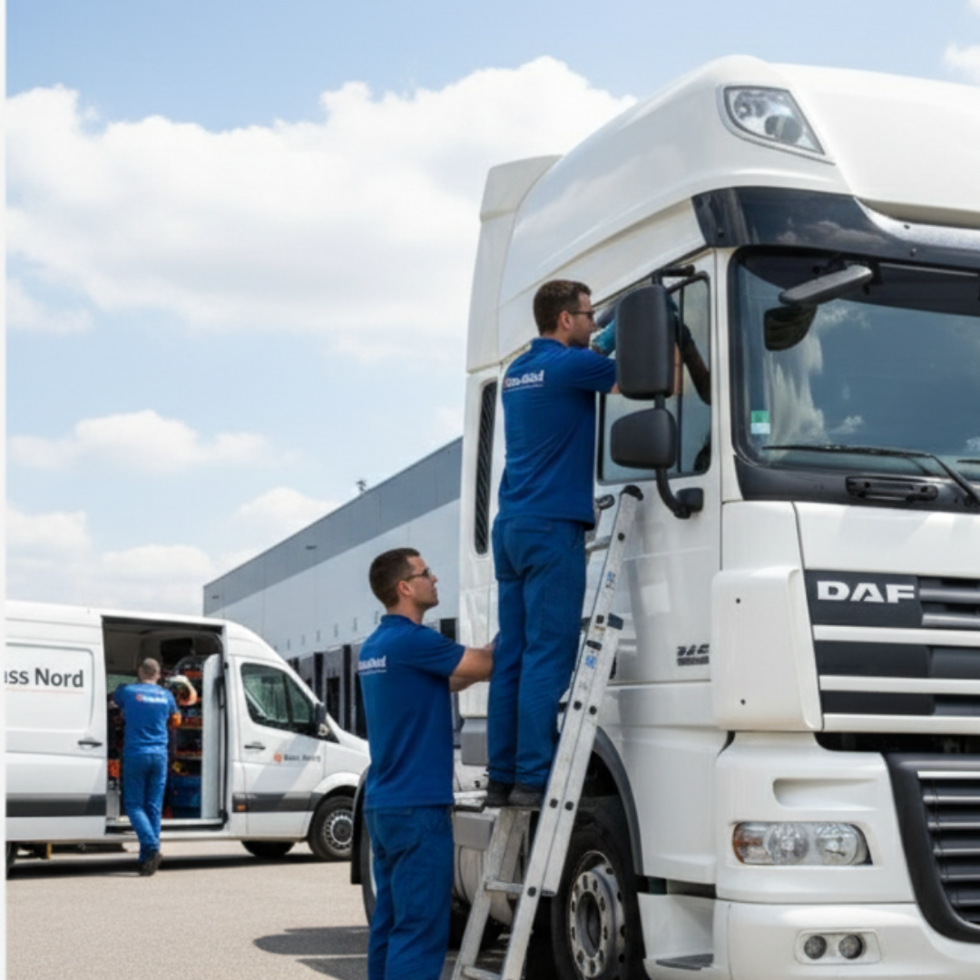 les service de glass nord pour camions et engins a la France